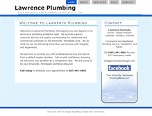 Tablet Screenshot of lawrenceplumbingtn.com